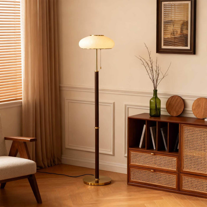 Derumo Floor Lamp – Medieval Retro Glass Lamp