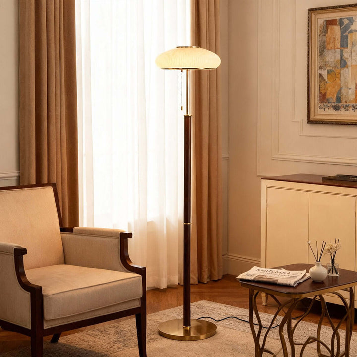 Derumo Floor Lamp – Medieval Retro Glass Lamp