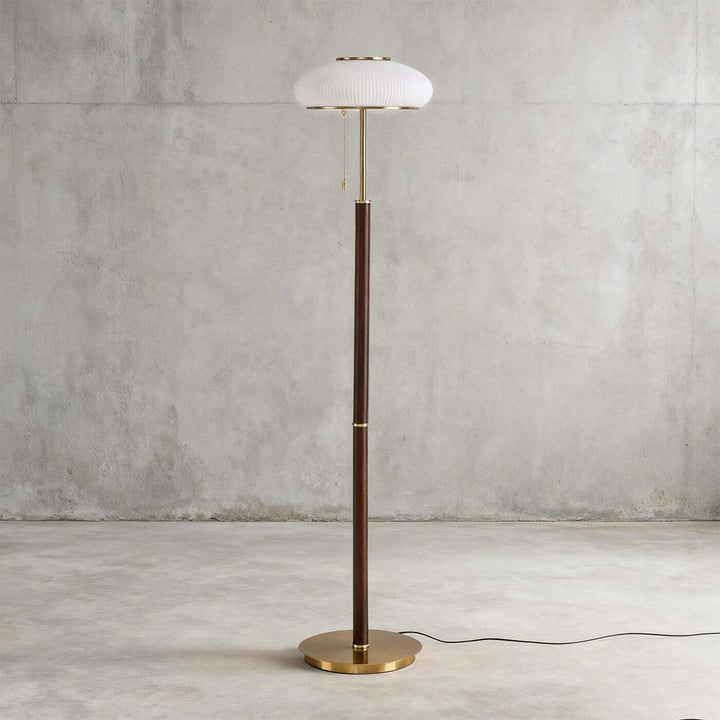 Derumo Floor Lamp – Medieval Retro Glass Lamp