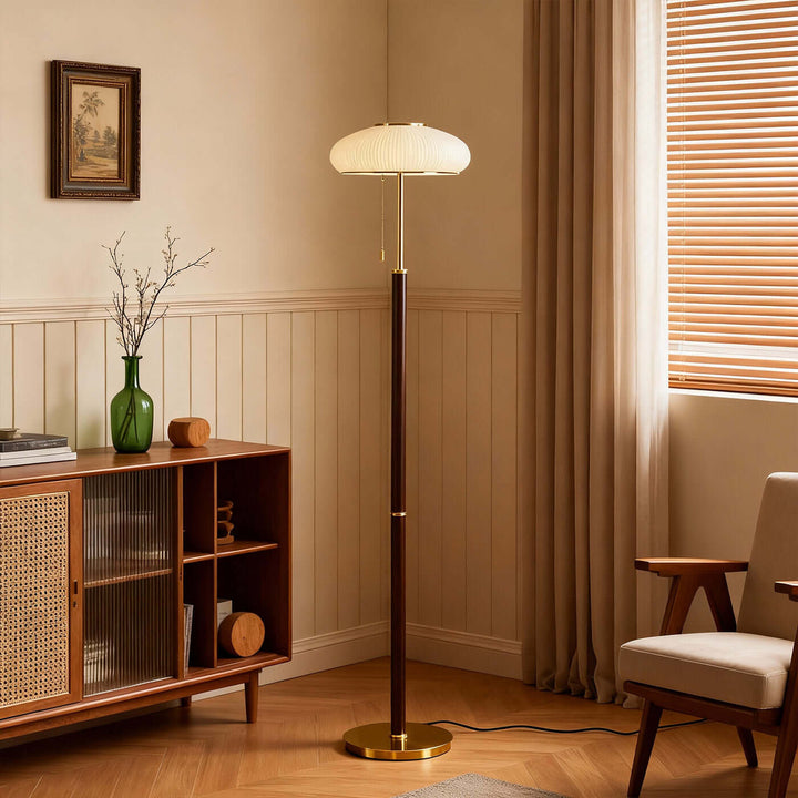 Derumo Floor Lamp – Medieval Retro Glass Lamp