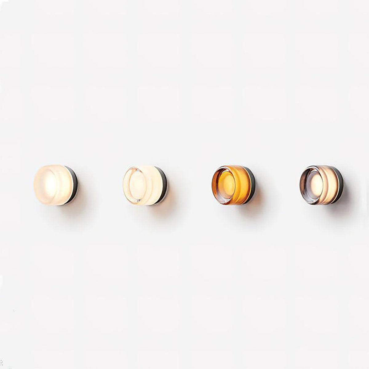k.dimple Dimple Wall Sconce – Anodized Aluminum and Cast Glass