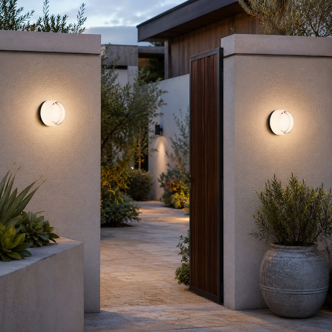 Dimple Outdoor Wall Sconce
