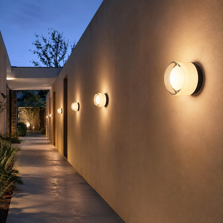 Dimple Outdoor Wall Sconce