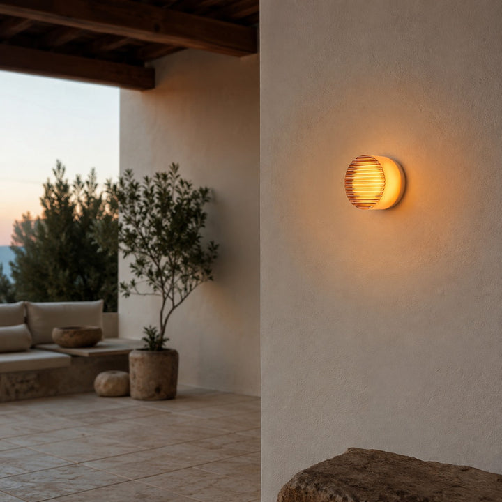 Dimple Outdoor Wall Sconce