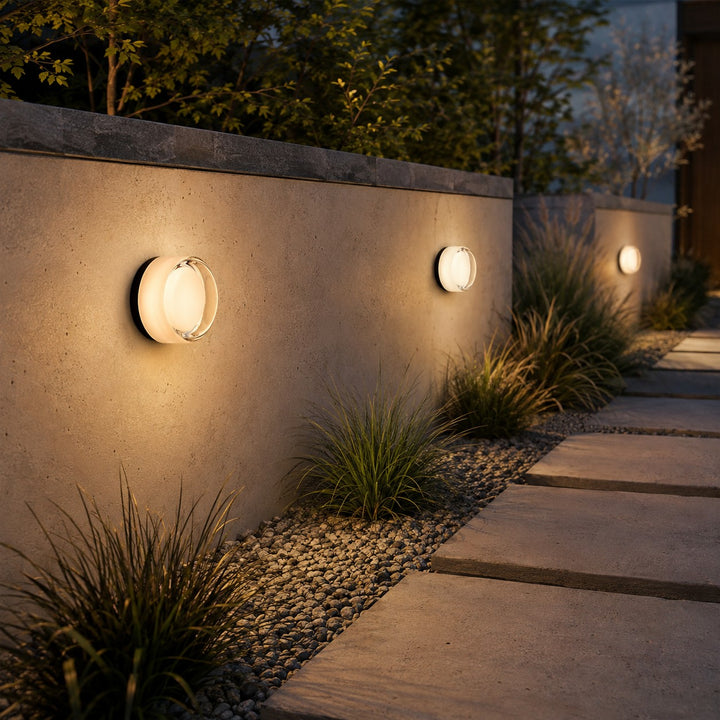 Dimple Outdoor Wall Sconce