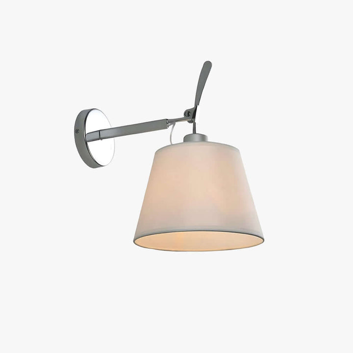 Dolmire Wall Sconce – Simple Industrial Fabric Reading Lamp