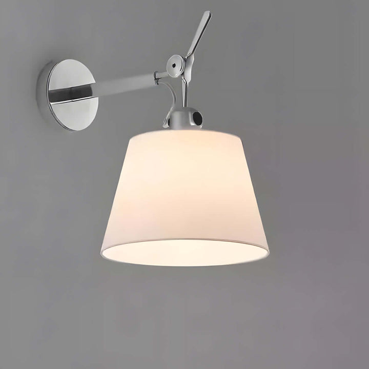 Dolmire Wall Sconce – Simple Industrial Fabric Reading Lamp