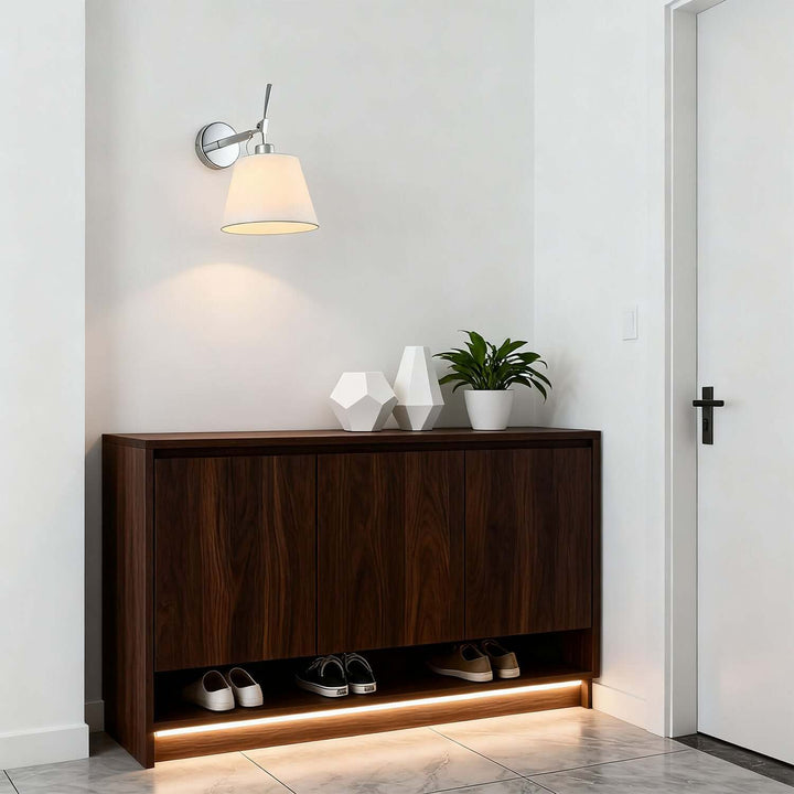 Dolmire Wall Sconce – Simple Industrial Fabric Reading Lamp