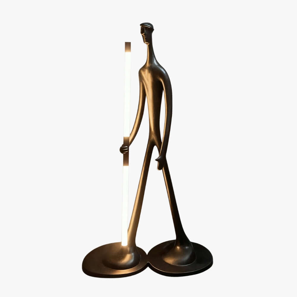 Dorven Art Deco Floor Lamp – Bold Art Sculpture Lighting