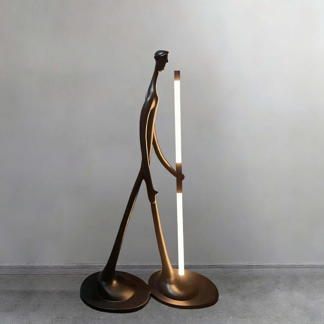 Dorven Art Deco Floor Lamp – Bold Art Sculpture Lighting