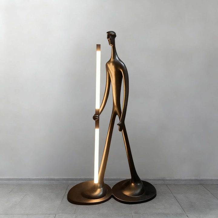 Dorven Art Deco Floor Lamp – Bold Art Sculpture Lighting
