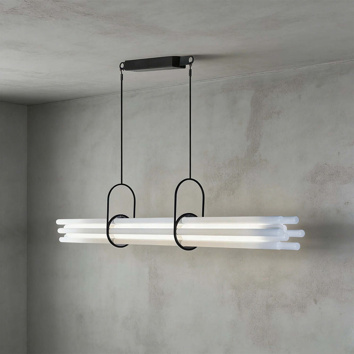 Doryl Pendant Light – French Country Linear Acrylic Light