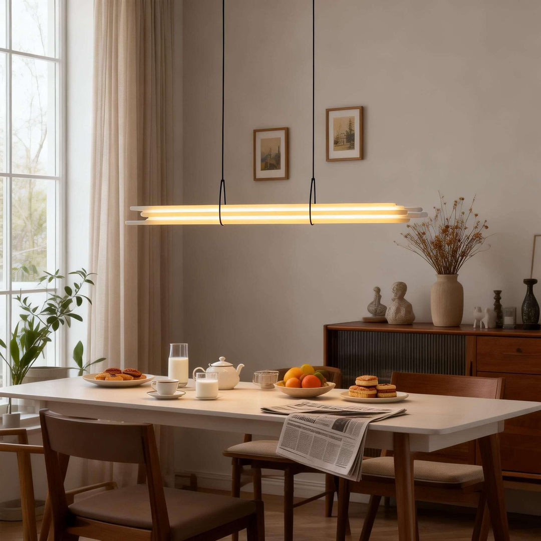 Doryl Pendant Light – French Country Linear Acrylic Light