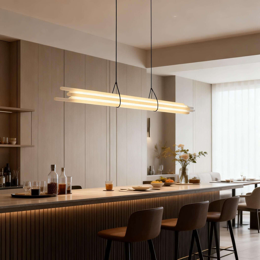 Doryl Pendant Light – French Country Linear Acrylic Light