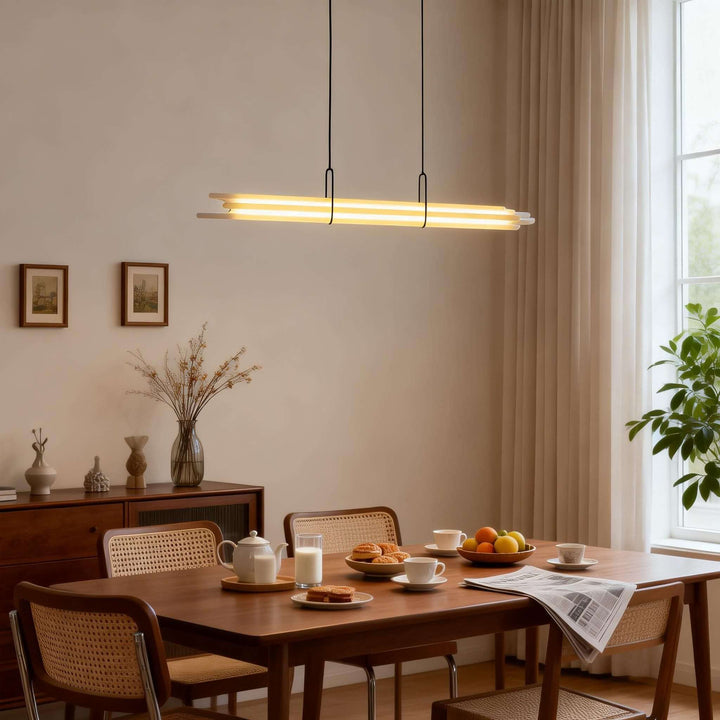 Doryl Pendant Light – French Country Linear Acrylic Light