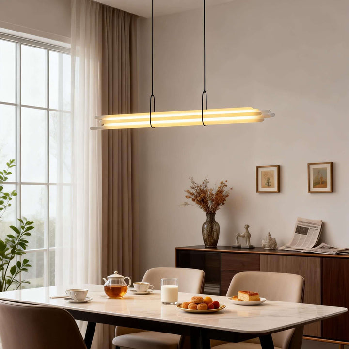 Doryl Pendant Light – French Country Linear Acrylic Light
