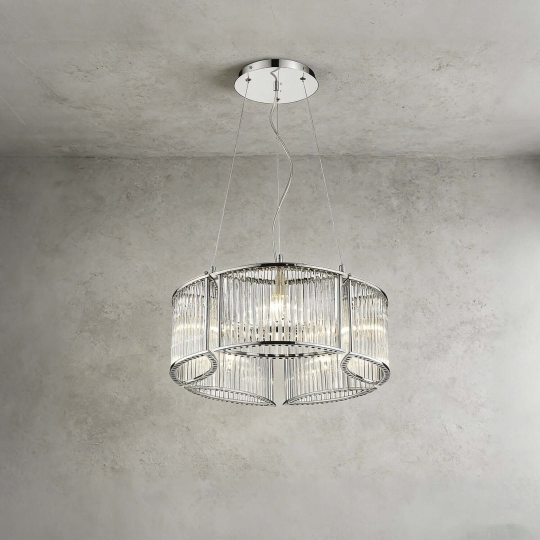 Draxivo Chandelier Contemporary Nordic Luxury Glass