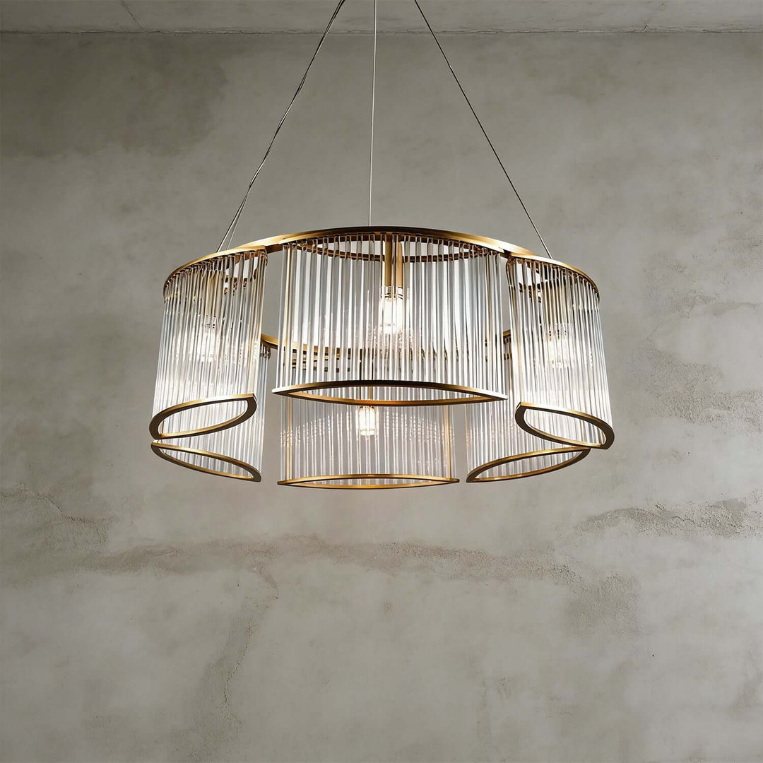 Draxivo Chandelier Contemporary Nordic Luxury Glass