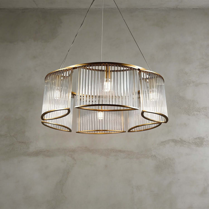 Draxivo Chandelier Contemporary Nordic Luxury Glass