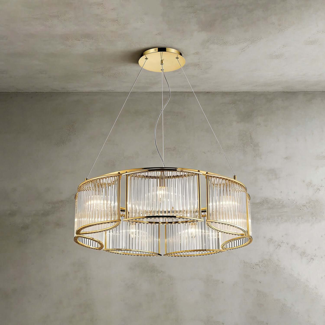 Draxivo Chandelier Contemporary Nordic Luxury Glass