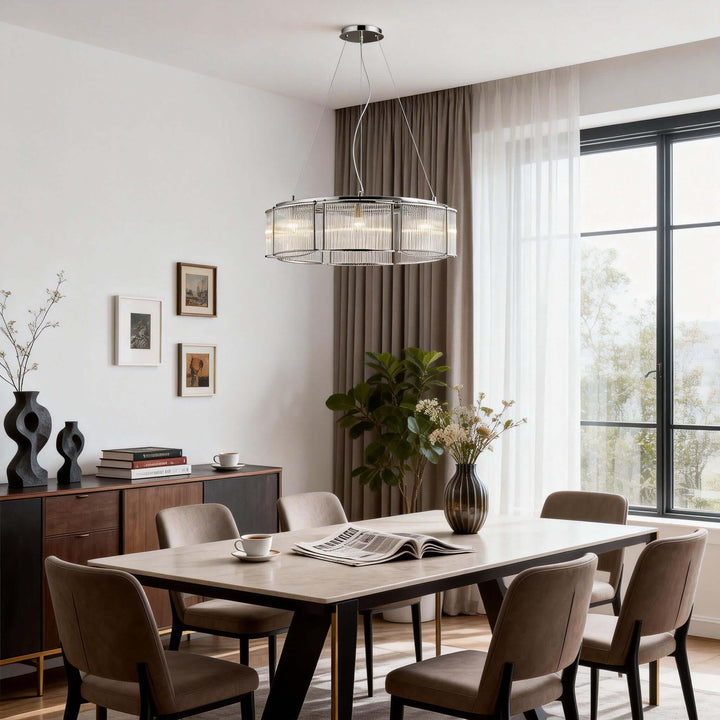 Draxivo Chandelier Contemporary Nordic Luxury Glass
