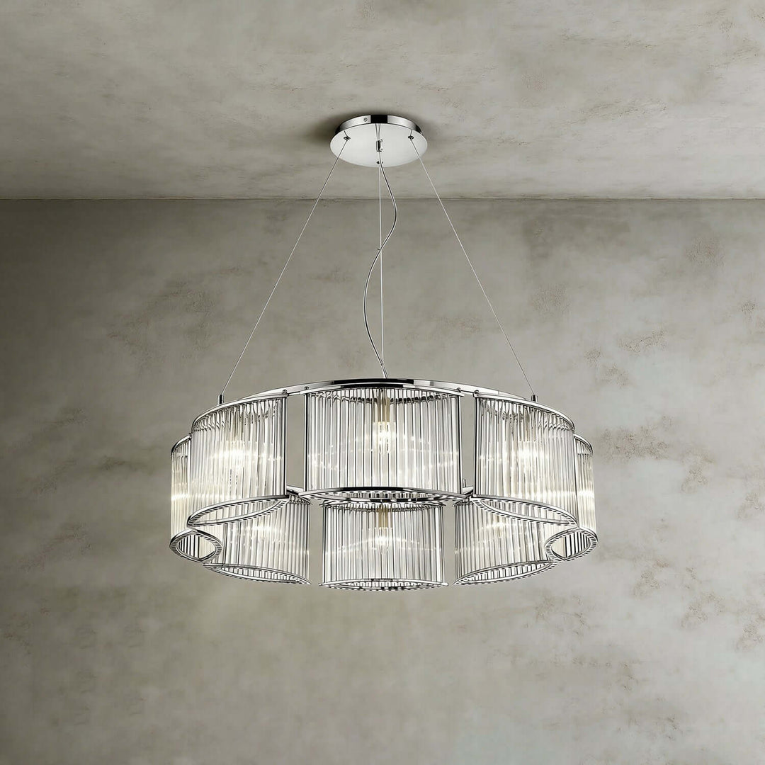 Draxivo Chandelier Contemporary Nordic Luxury Glass