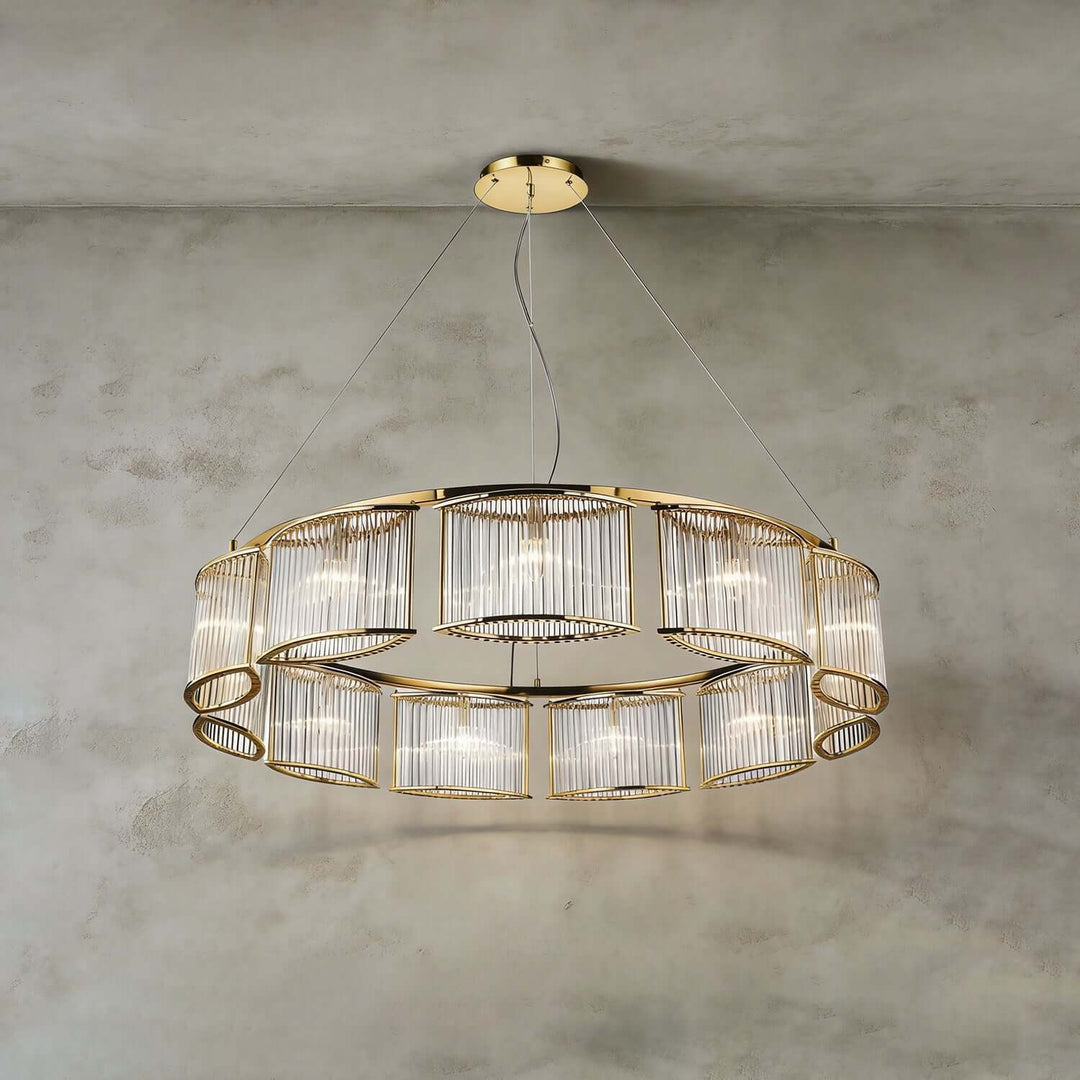 Draxivo Chandelier Contemporary Nordic Luxury Glass