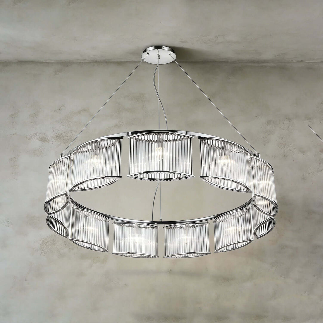 Draxivo Chandelier Contemporary Nordic Luxury Glass