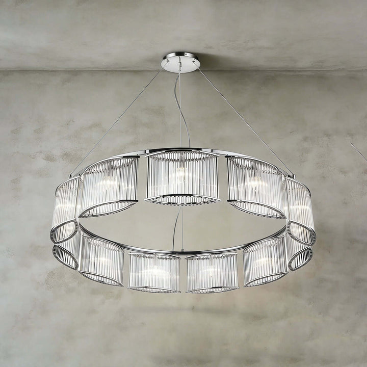 Draxivo Chandelier Contemporary Nordic Luxury Glass