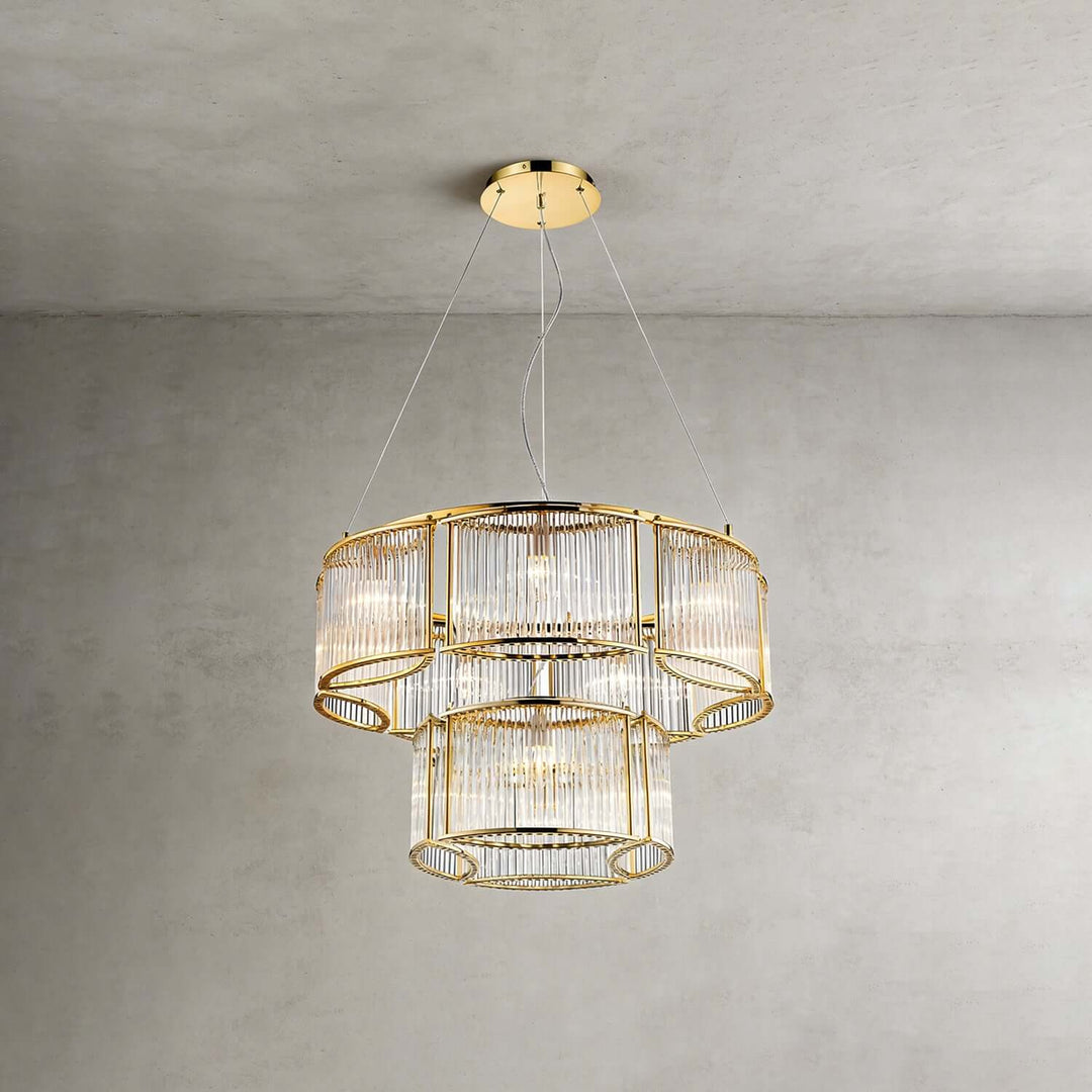 Draxivo Chandelier Contemporary Nordic Luxury Glass