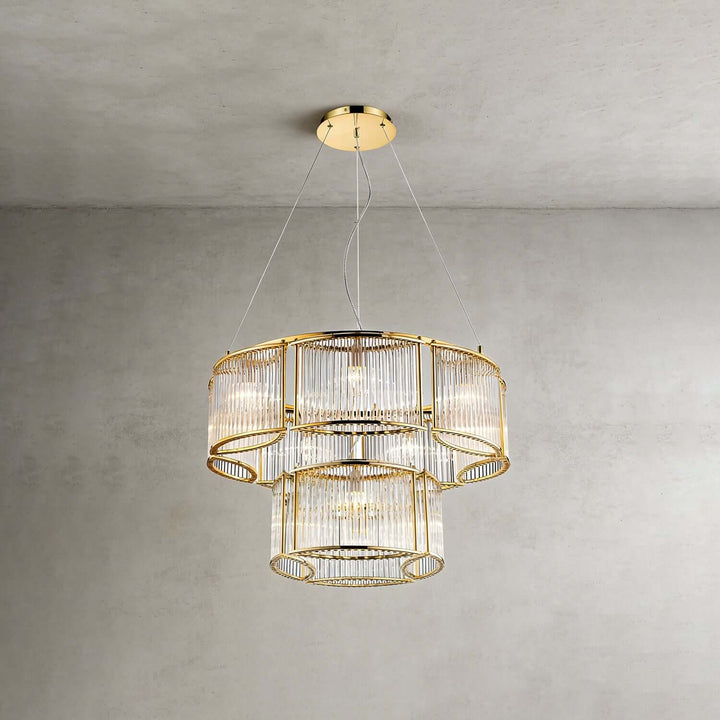 Draxivo Chandelier Contemporary Nordic Luxury Glass