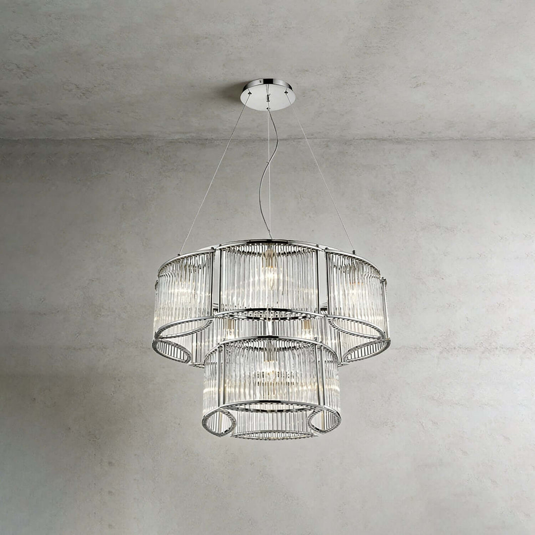 Draxivo Chandelier Contemporary Nordic Luxury Glass
