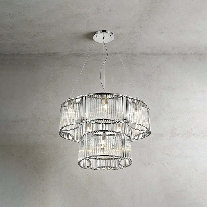 Draxivo Chandelier Contemporary Nordic Luxury Glass