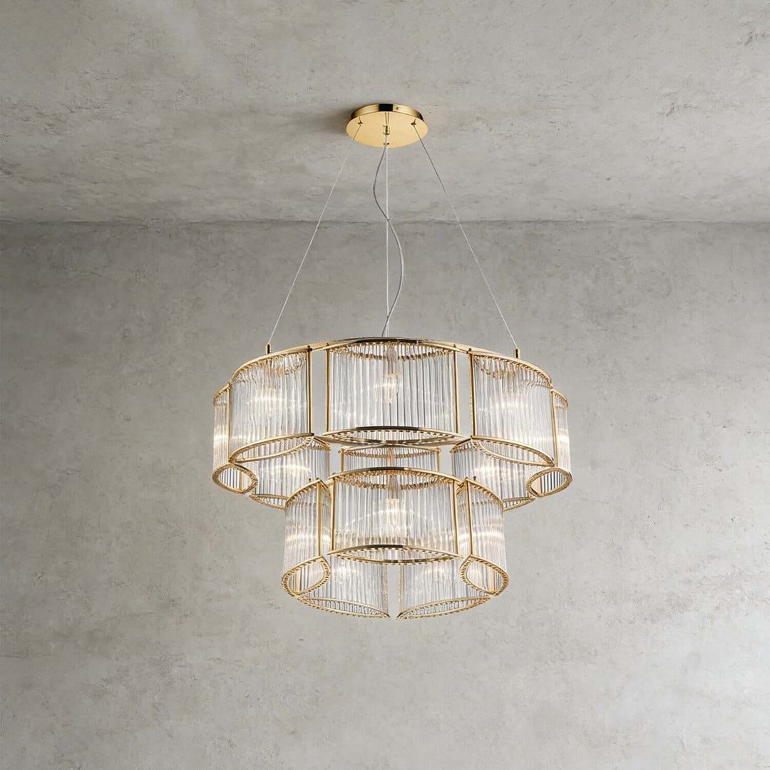 Draxivo Chandelier Contemporary Nordic Luxury Glass