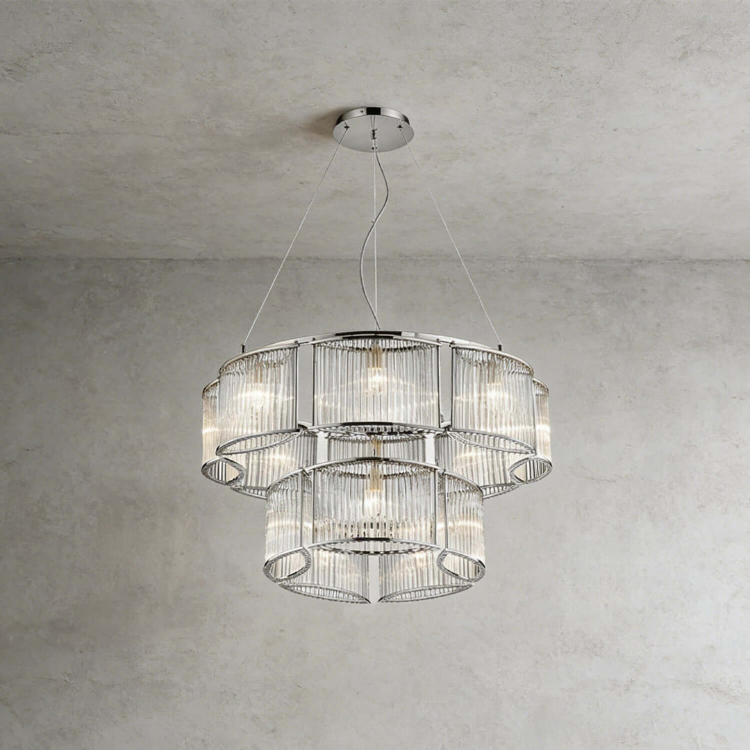 Draxivo Chandelier Contemporary Nordic Luxury Glass