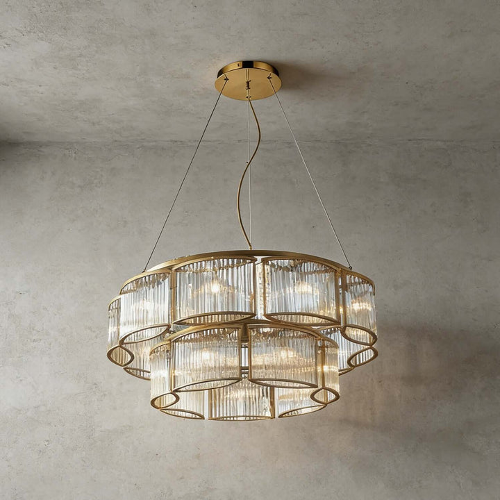 Draxivo Chandelier Contemporary Nordic Luxury Glass