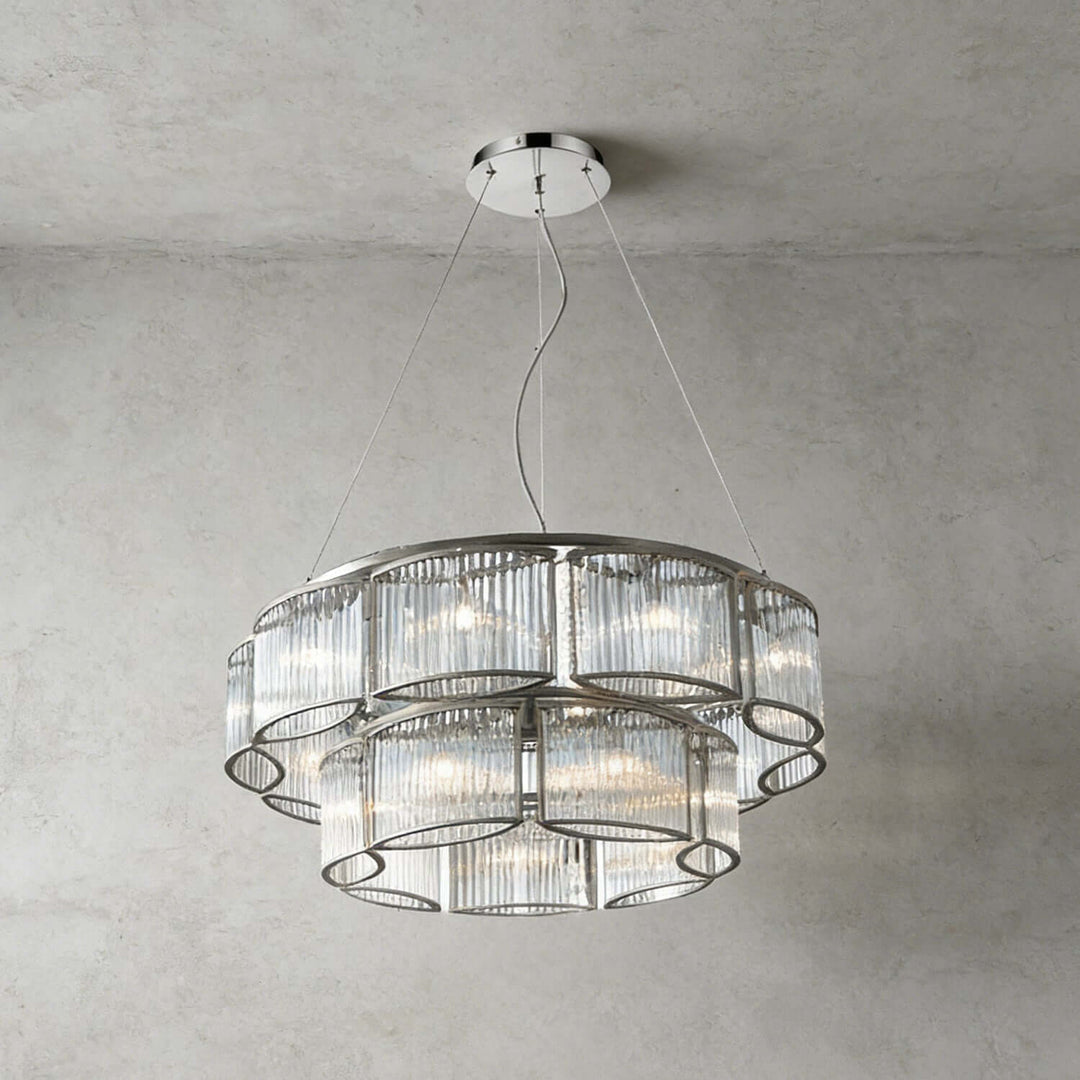 Draxivo Chandelier Contemporary Nordic Luxury Glass