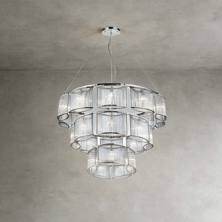 Draxivo Chandelier Contemporary Nordic Luxury Glass