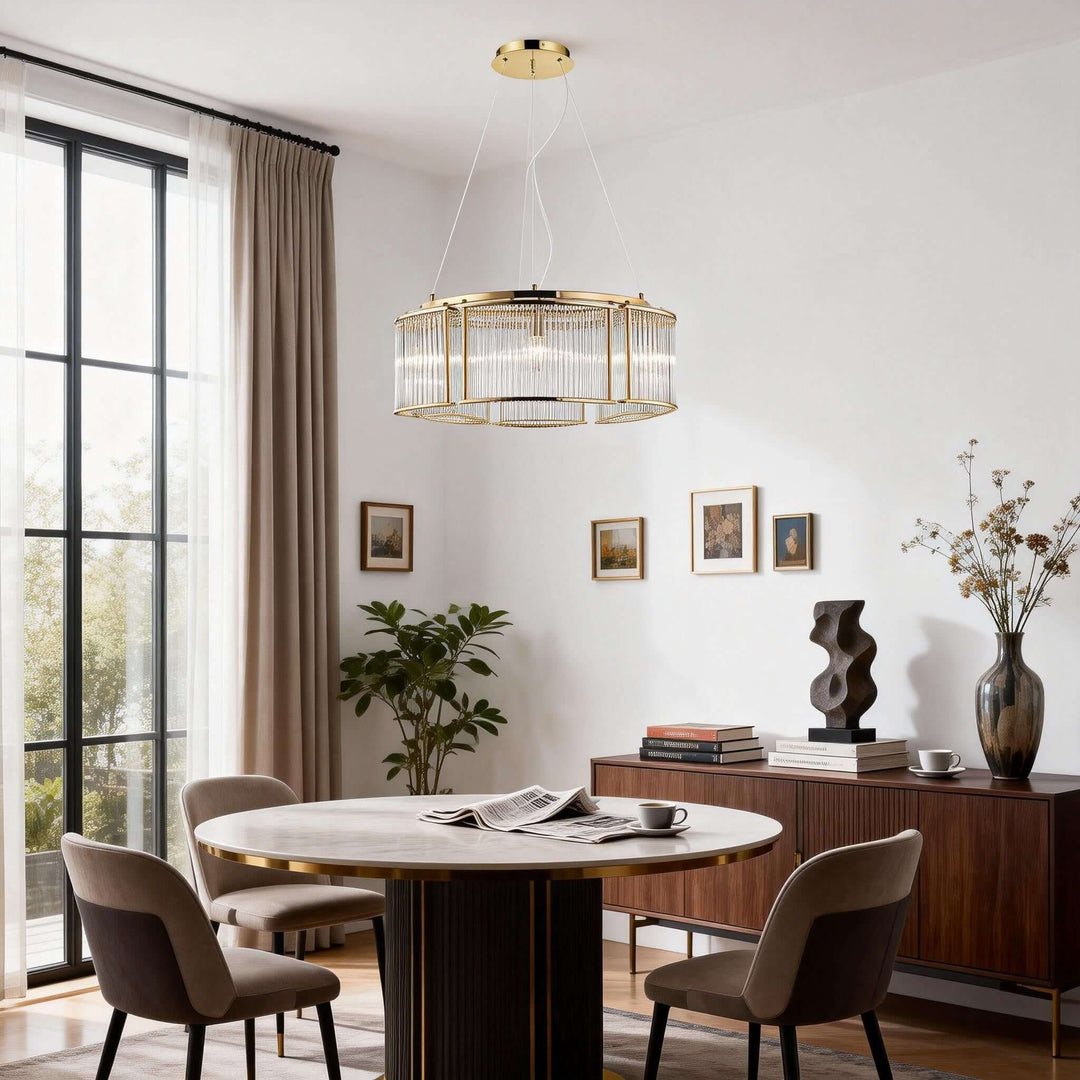Draxivo Chandelier Contemporary Nordic Luxury Glass