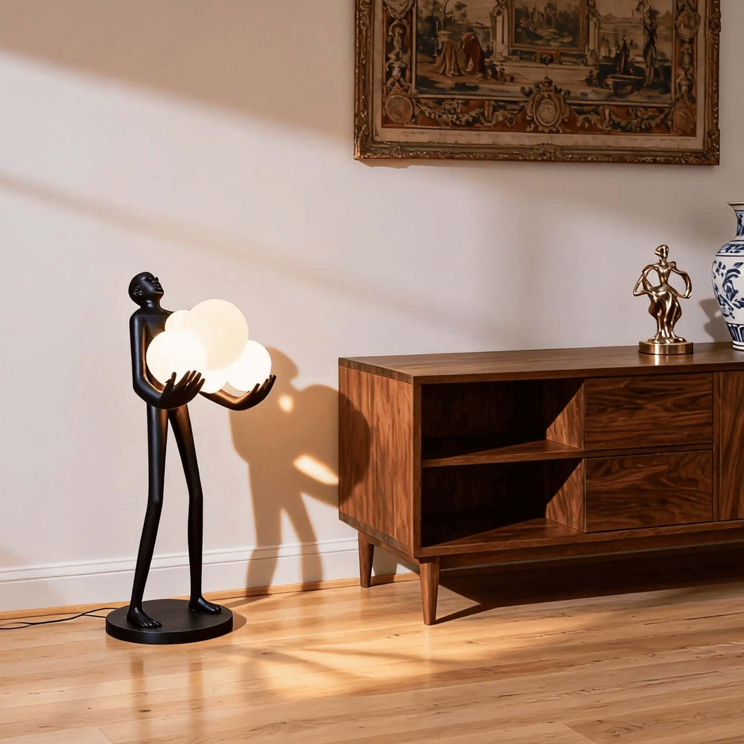 Druvalo Sculptural Table Lamp – Iconic Art Deco Lighting