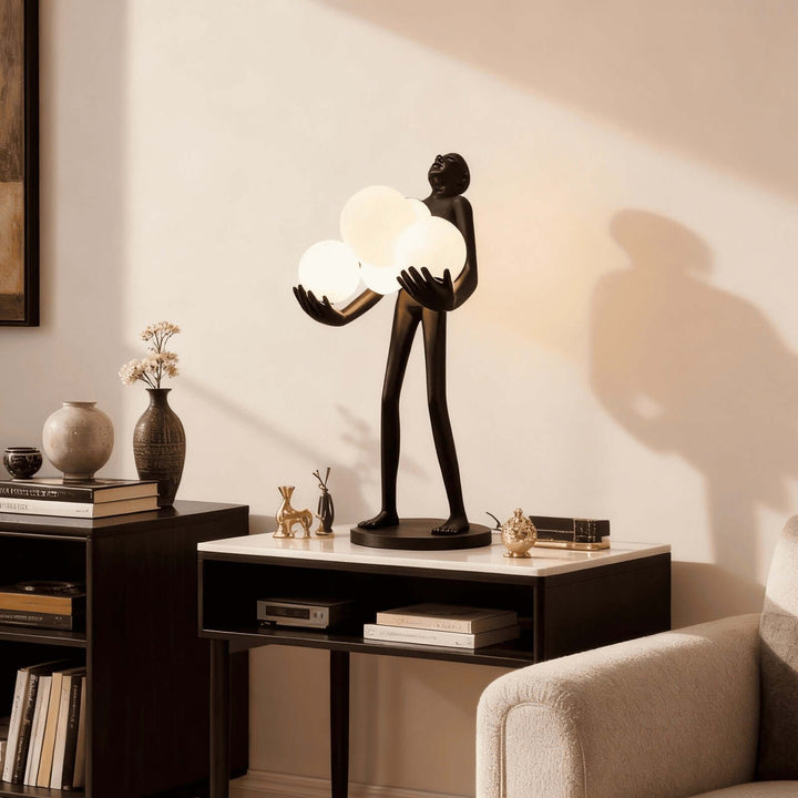 Druvalo Sculptural Table Lamp – Iconic Art Deco Lighting