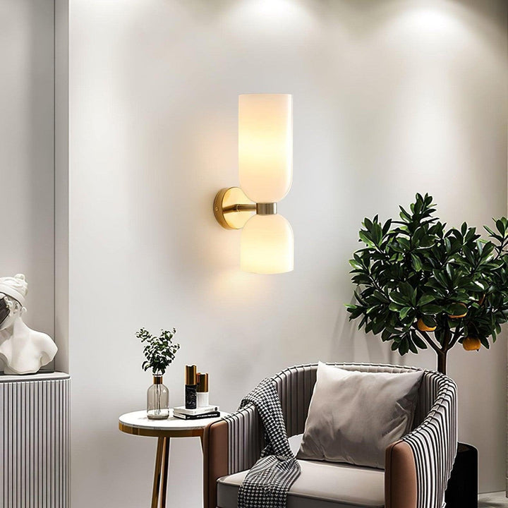 Edie Wall Lamp | Modern Milk Glass Sconce For Indoor & Bathroom | Vinlighting | Vinlighting