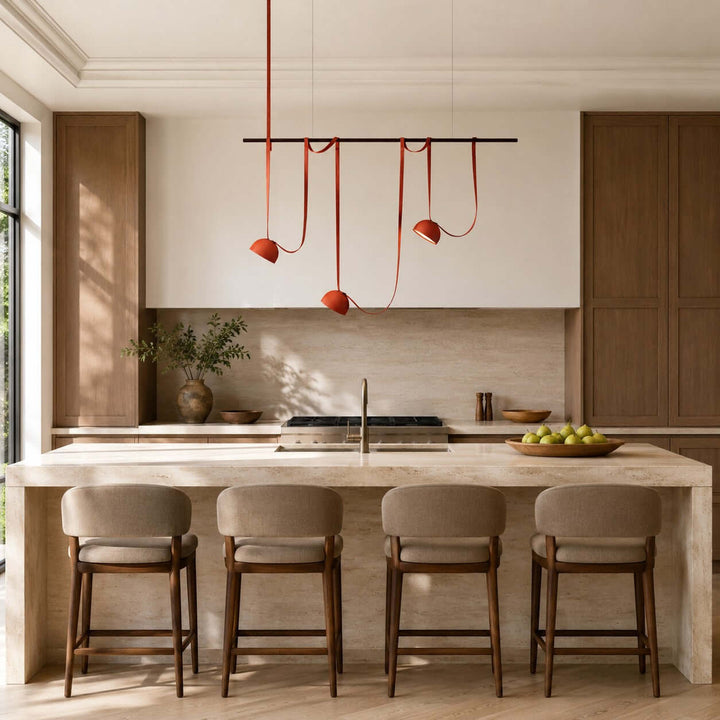 Elara Chandelier - Creative Orange Dining Room Island Light | Vinlighting