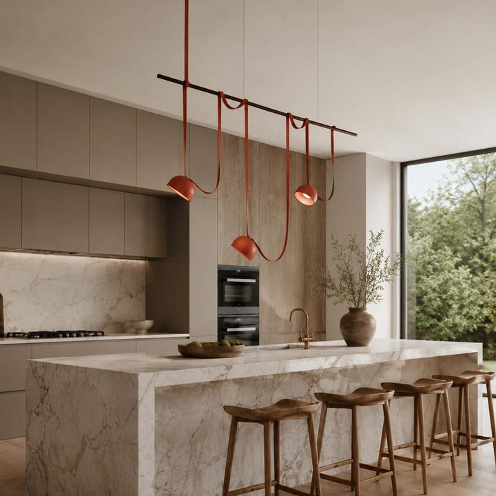 Elara Chandelier - Creative Orange Dining Room Island Light | Vinlighting