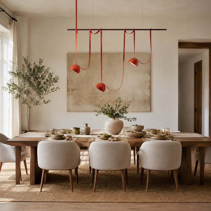 Elara Chandelier - Creative Orange Dining Room Island Light | Vinlighting