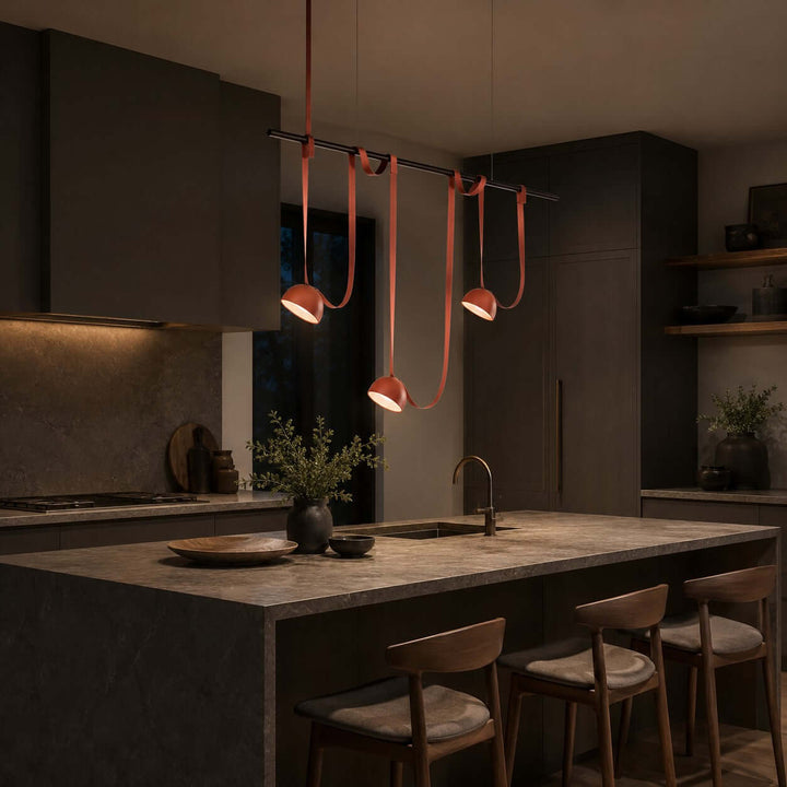 Elara Chandelier - Creative Orange Dining Room Island Light | Vinlighting