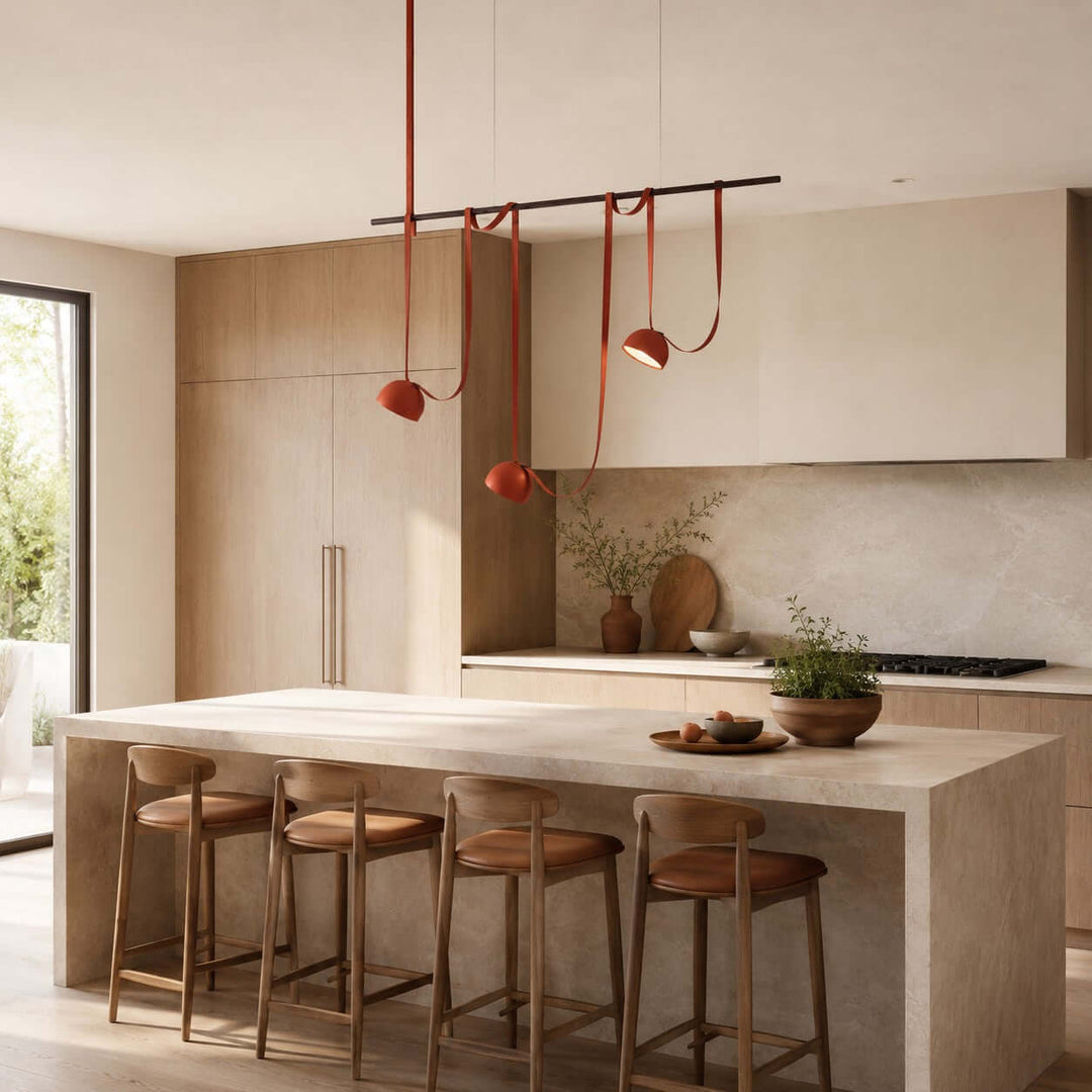 Elara Chandelier - Creative Orange Dining Room Island Light | Vinlighting