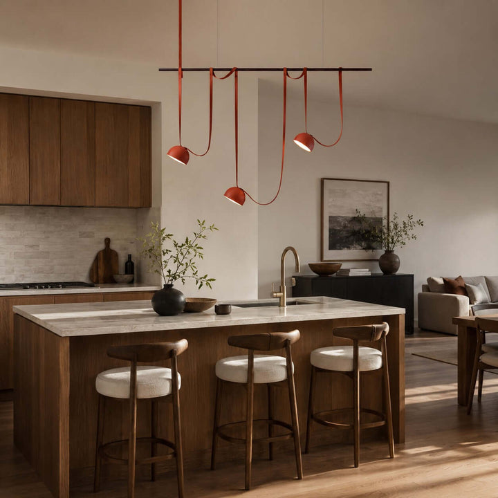 Elara Chandelier - Creative Orange Dining Room Island Light | Vinlighting