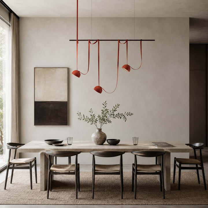 Elara Chandelier - Creative Orange Dining Room Island Light | Vinlighting
