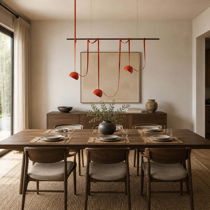 Elara Chandelier - Creative Orange Dining Room Island Light | Vinlighting